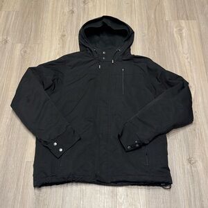 Theory Aspen Insulated Hooded Jacket Parka Black Men’s XL